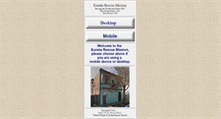 Desktop Screenshot of eurekarescuemission.org